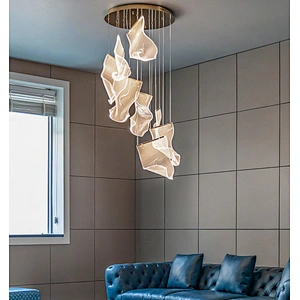 Best price modern living room ceiling lamp lighting  creative LED modern crystal chandelier