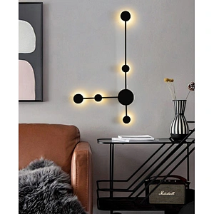 Manufacturer direct selling 19w bedroom wrought iron simple LED wall lamp indoor bedside modern hotel aisle led wall lamp