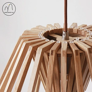 Modern wooden luxury Nordic decorative lamp 10W chandelier hotel lighting chandelier LED chandelier