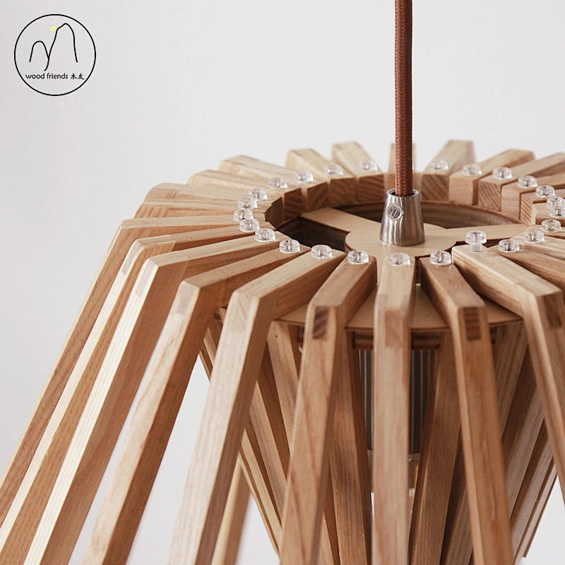 Modern wooden luxury Nordic decorative lamp 10W chandelier hotel lighting chandelier LED chandelier