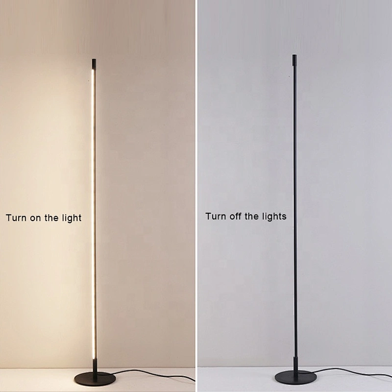 Factory Hot Sales Modern Bedroom Rechargeable Vertical 20W Led Corner Floor Lamp