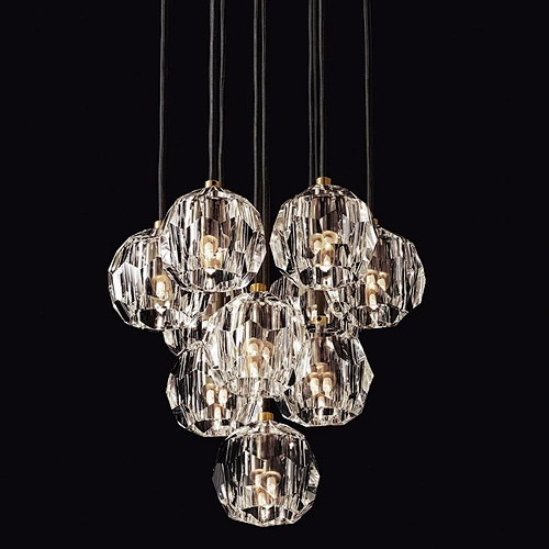 Newest design living room ceiling lamp lighting creative LED modern crystal chandelier