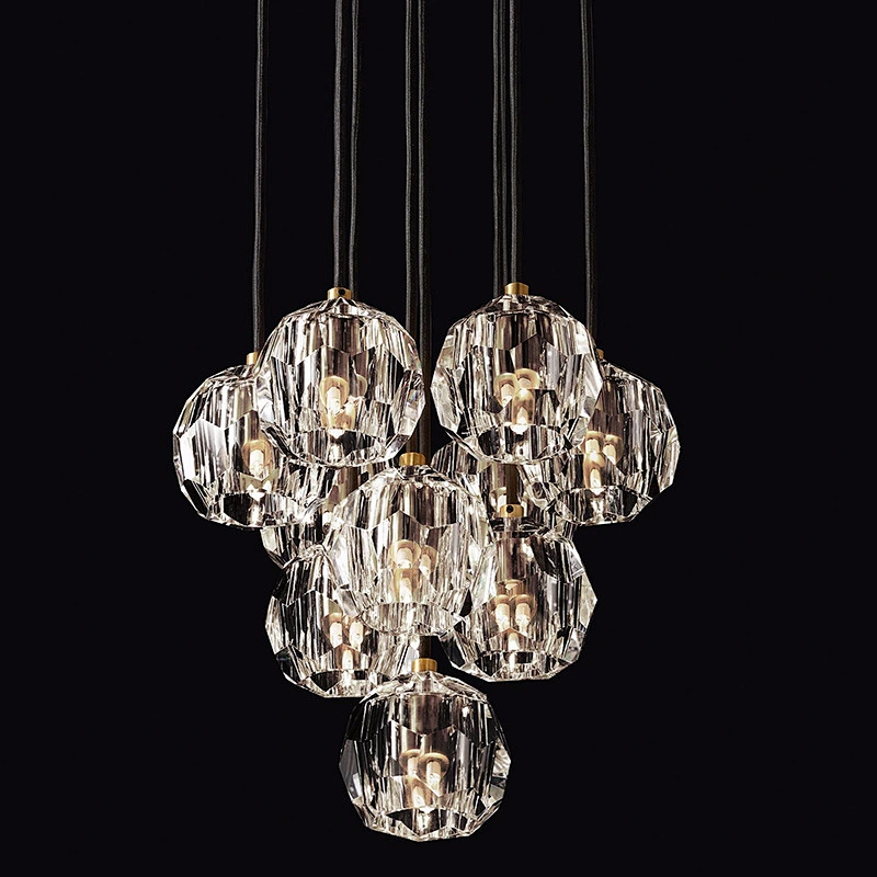 Newest design living room ceiling lamp lighting creative LED modern crystal chandelier