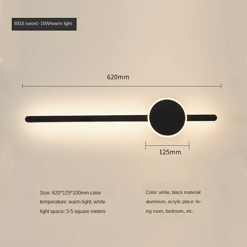 Nordic modern interior home bedroom wall lamp hotel decorative lamp LED wall lamp