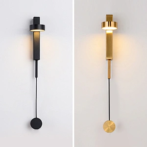 Nordic interior decorative lamp modern minimalist LED creative wall lamp design rotatable dimming bedroom led wall lamp