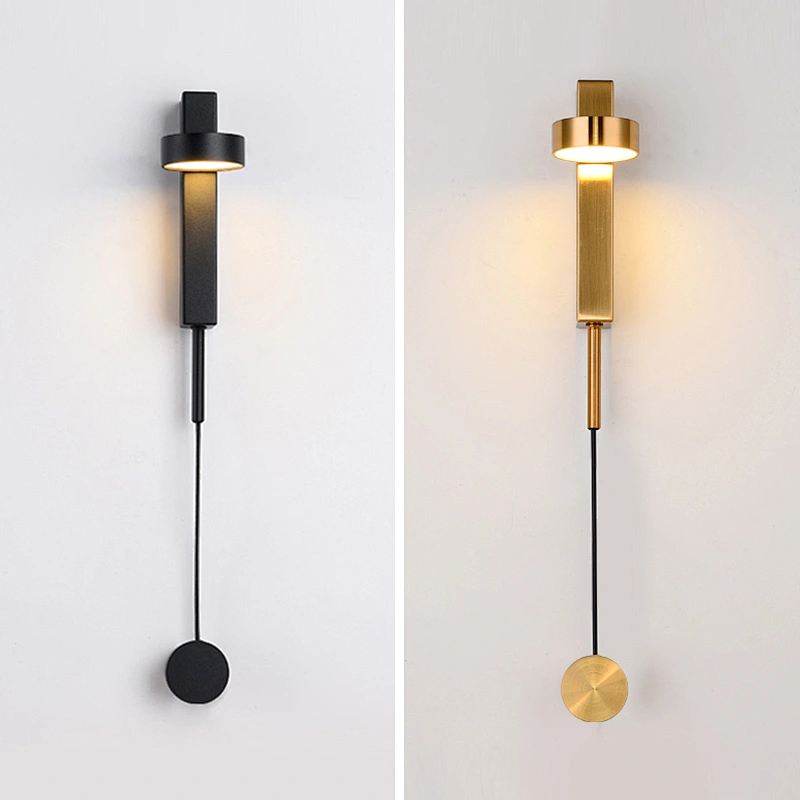 Nordic interior decorative lamp modern minimalist LED creative wall lamp design rotatable dimming bedroom led wall lamp