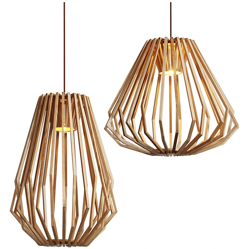 Modern wooden luxury Nordic decorative lamp 10W chandelier hotel lighting chandelier LED chandelier