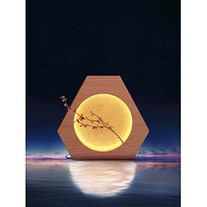 Indoor touch switch USB port desk lamp bedroom wooden desk eye protection desk led lamp