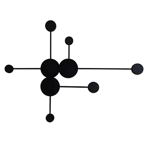 Nordic modern LED black minimalist interior luxury aisle living room hotel restaurant wall lamp
