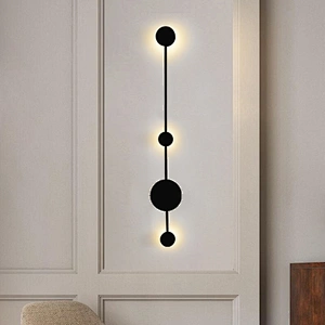 Simple and modern 11w 19w bedroom wrought iron LED wall lamp indoor bedside hotel aisle living room led wall light