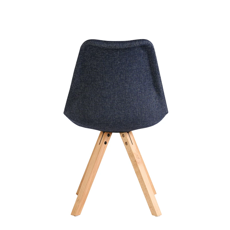 Factory manufacturing best price hot selling dining plastic indoor leisure office fabric chair with cushion for dining room