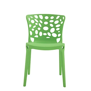 Modern living room comfortable new design home furniture PP chair with hole