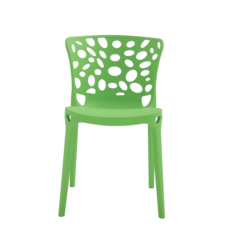 Modern living room comfortable new design home furniture PP chair with hole