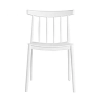 Dining comfortable leisure modern design plastic chair