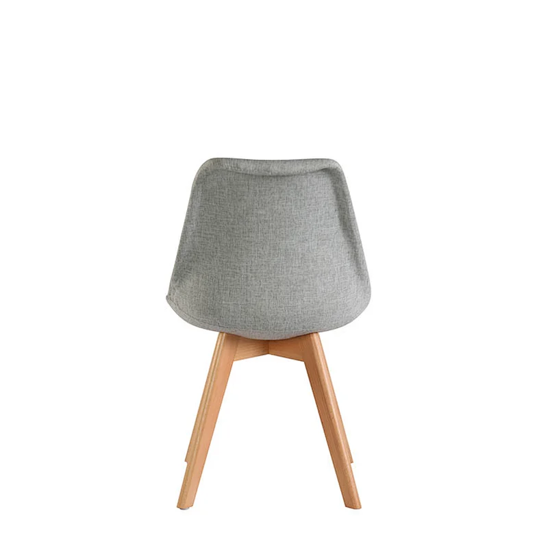 Living room wood legs plastic Barstool dining chair