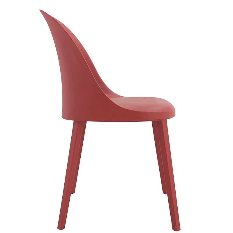 Modern designer leisure comfortable restaurant dining plastic cafe chair living room chair
