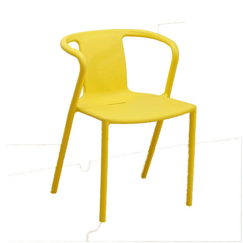 Factory price stable PP chair with armrest simple design dining chairs for Dining room living room restaurant