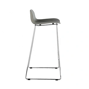 Leisure furniture low back square seat  metal iron barstool