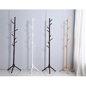 Wholesale Hat & coat shelf Wooden Tree Shaped Coat Rack