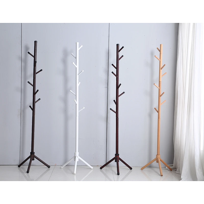 Wholesale Hat & coat shelf Wooden Tree Shaped Coat Rack