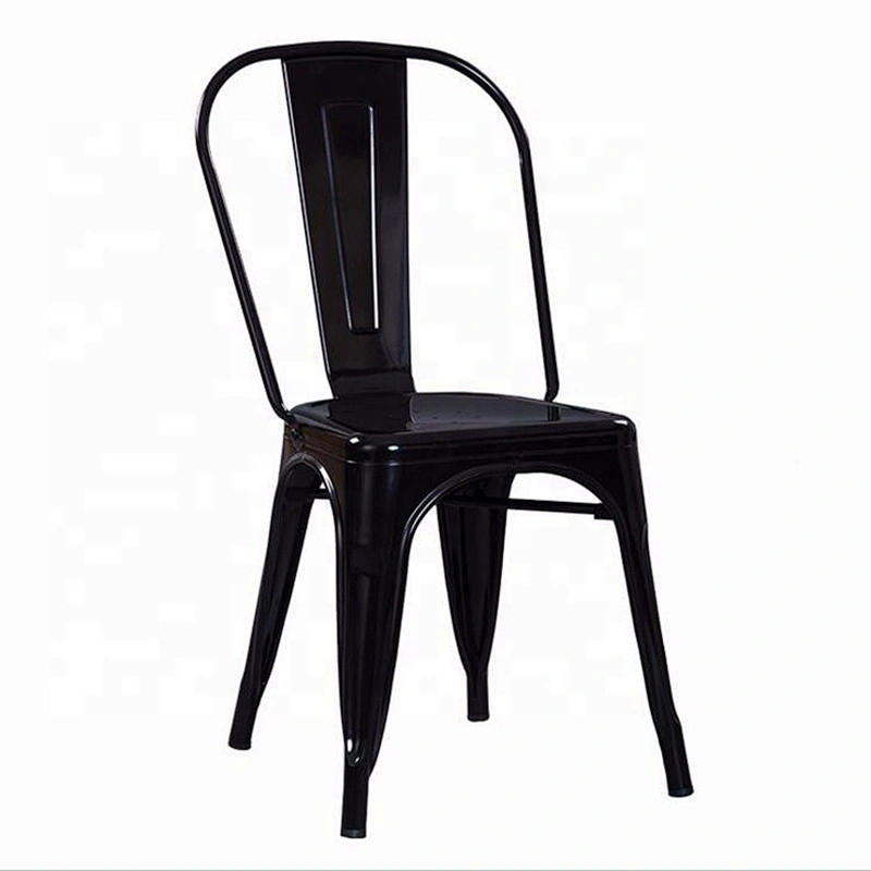 Classic design economic industrial style vintage metal dining chair