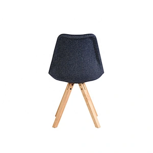 4.5kg Comfortable Dining Wooden Leg Modern Plastic Chair