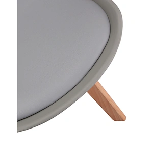 Hot sale Furniture PP Seat With Beech Wood Legs tulip Dinning Chair
