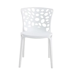 Modern living room comfortable new design home furniture PP chair with hole