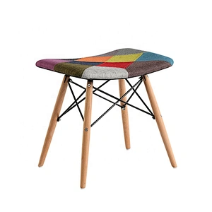 Vintage modern durable restaurant backless dining stool