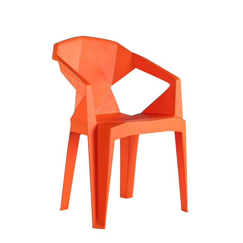 Simple Design wholesale Stackable modern popular plastic outdoor indoor chair dining room