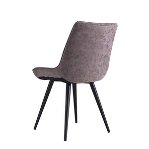 Modern Fabric Upholstered Armchair Leisure Dining Chair