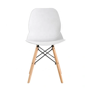 Modern plastic high back comfort wooden leisure chair