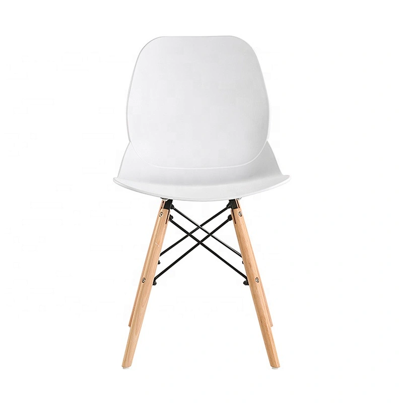Modern plastic high back comfort wooden leisure chair