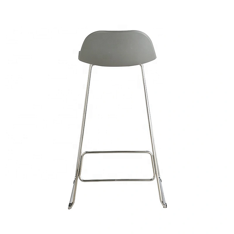 Leisure furniture low back square seat  metal iron barstool
