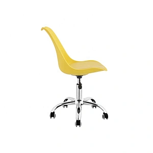 New design cheap 5.8kg RED YELLOW Rotate Tulip chair