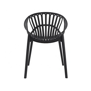 Leisure home dining restaurant furniture PP plastic stackable chair