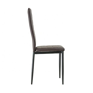 Modern style Faux leather office computer chair with metal legs