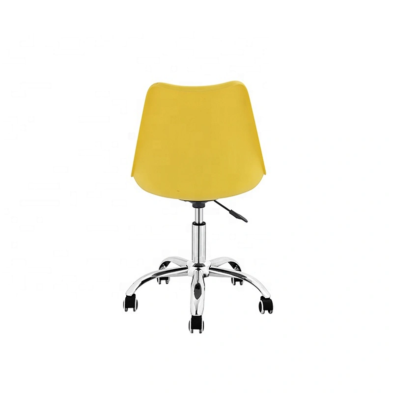 New design cheap 5.8kg RED YELLOW Rotate Tulip chair