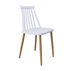 Modern living outdoor plastic dining back PP chair