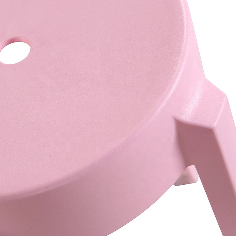 Full pp material restaurant lovely color pink plastic chair