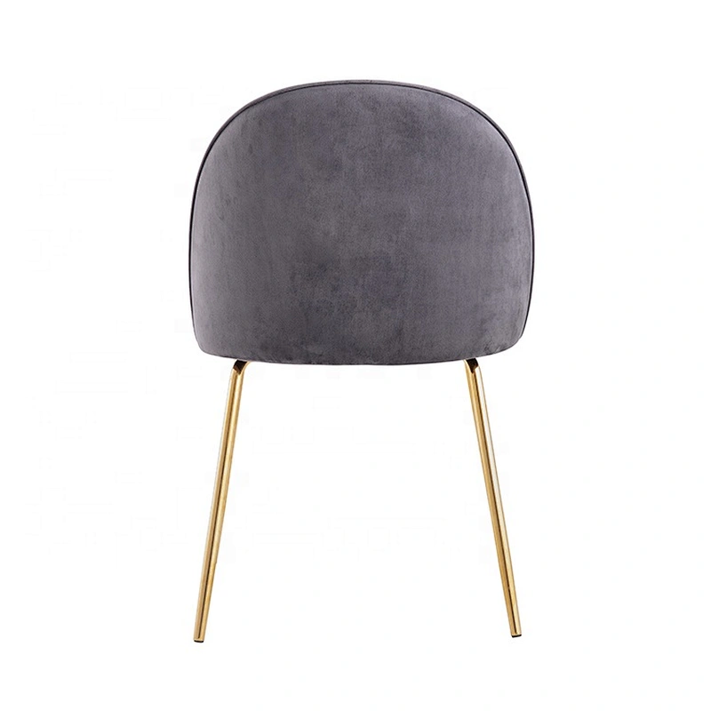 Modern genuine restaurant room fabric luxury dining chair