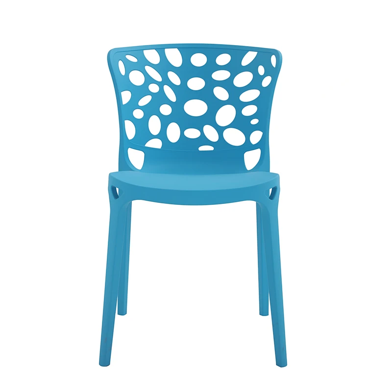 Modern living room comfortable new design home furniture PP chair with hole
