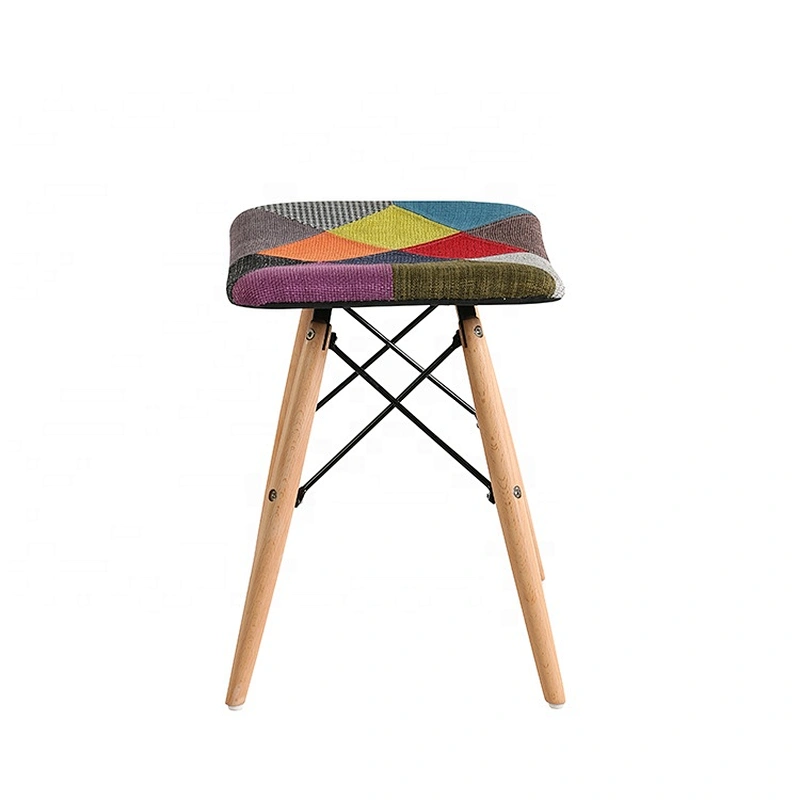 Vintage modern durable restaurant backless dining stool