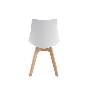 Wholesale Hot Sale Modern Plastic Tulip Leisure Wood Legs Modern PP Chair