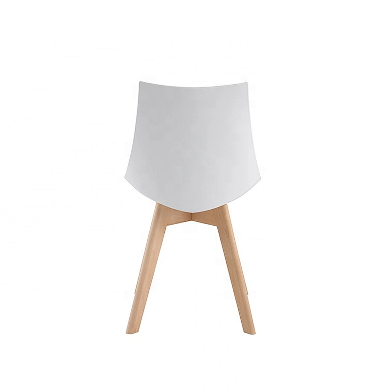 Wholesale Hot Sale Modern Plastic Tulip Leisure Wood Legs Modern PP Chair