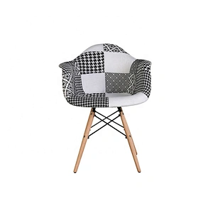 Hot sale wooden leg modern italian style plastic chair