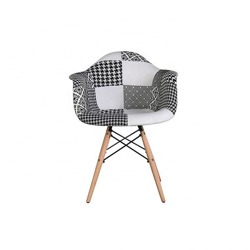 Hot sale wooden leg modern italian style plastic chair