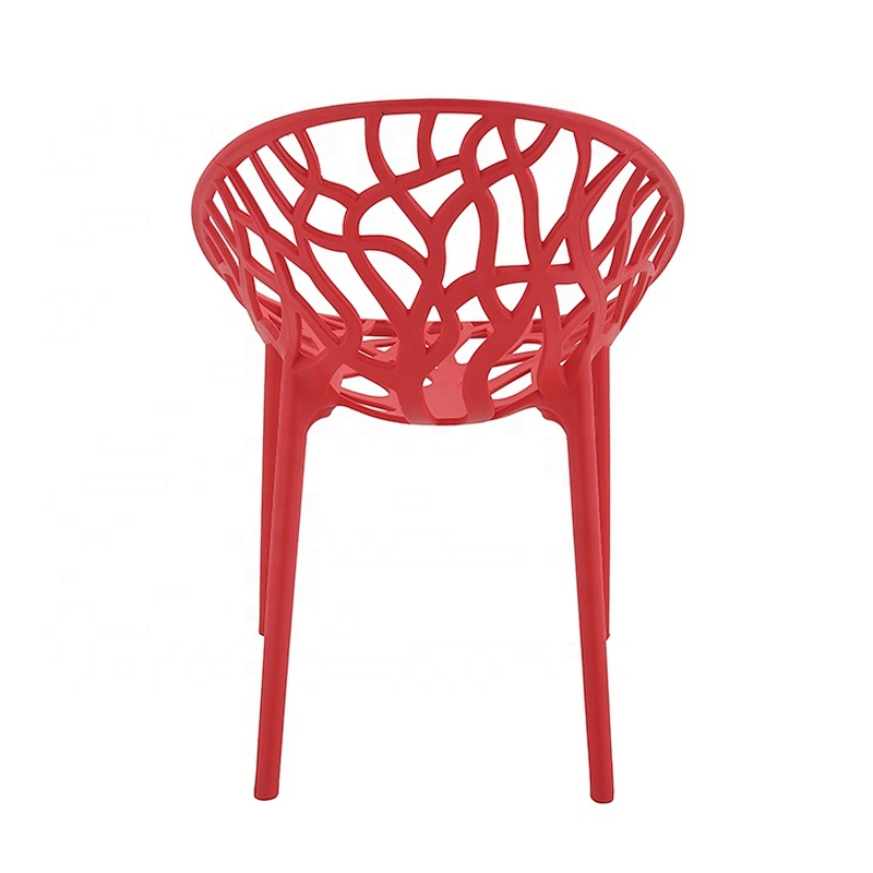 Strong frame furniture fast food dining modern chair plastic
