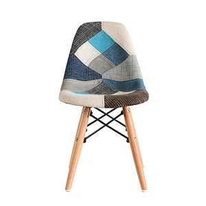 Wholesale fabric bench legs upholstery patchwork chair
