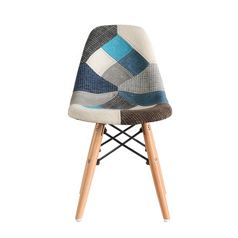 Wholesale fabric bench legs upholstery patchwork chair